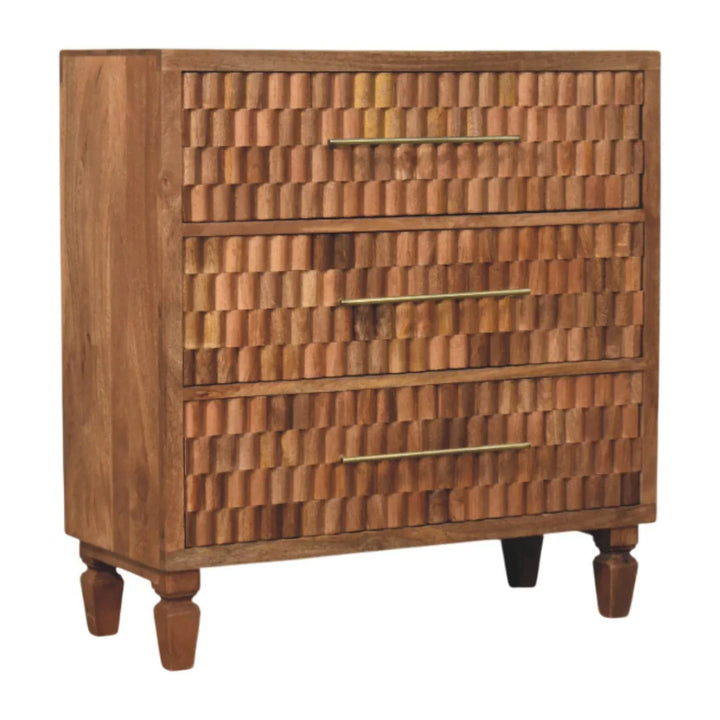Cadiz Carved Storage Chest - TidySpaces