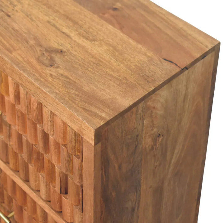 Cadiz Carved Storage Chest - TidySpaces
