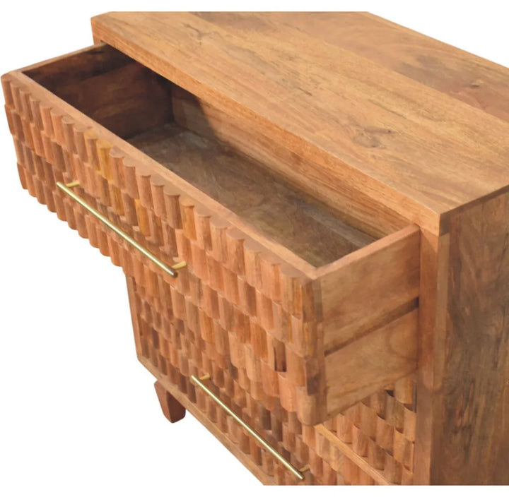 Cadiz Carved Storage Chest - TidySpaces