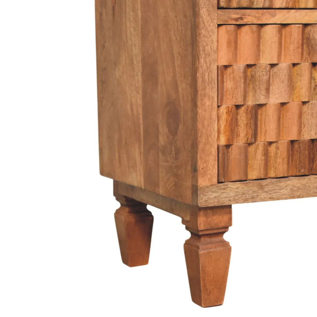 Cadiz Carved Storage Chest - TidySpaces