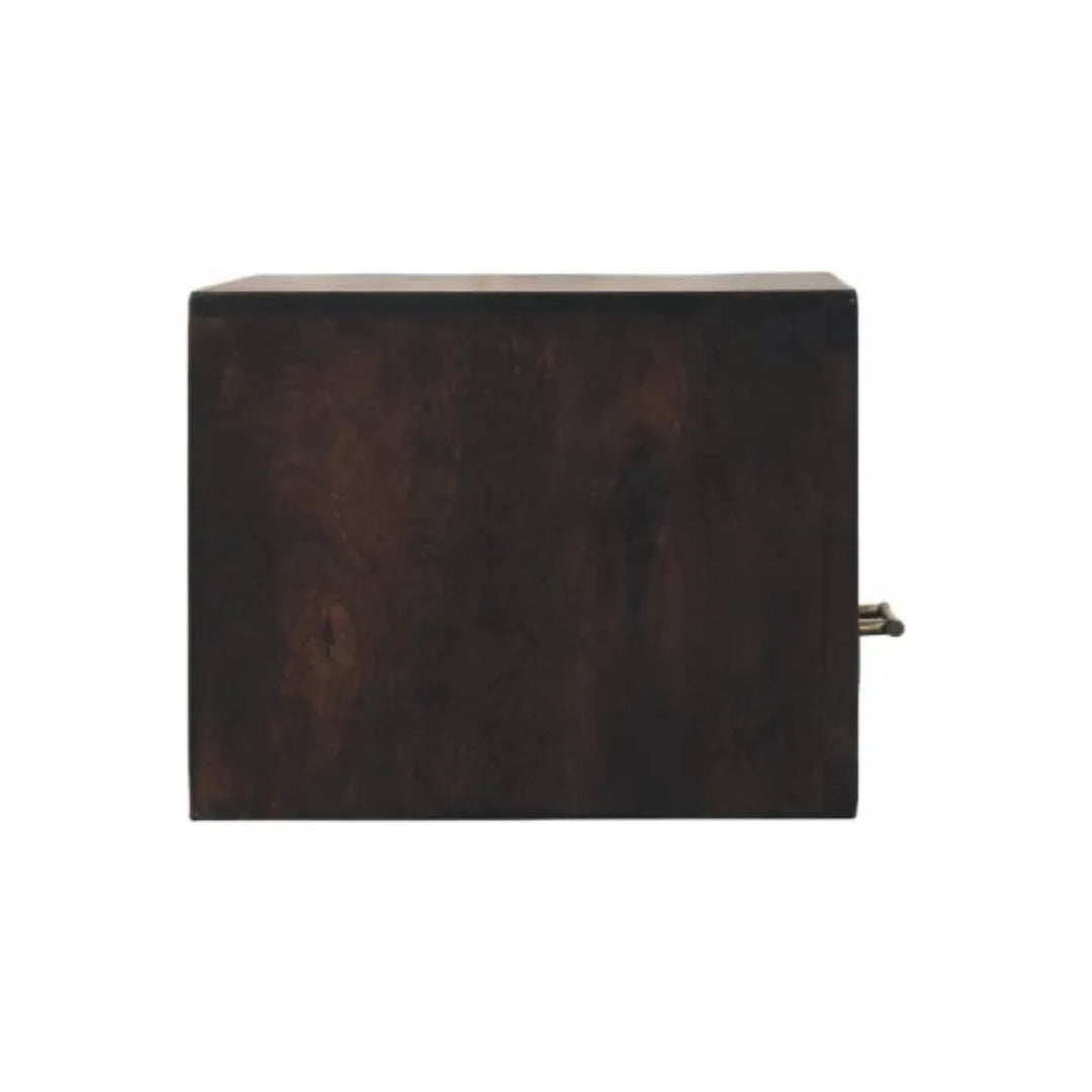 Cadiz Carved Open-Slot Bedside - TidySpaces
