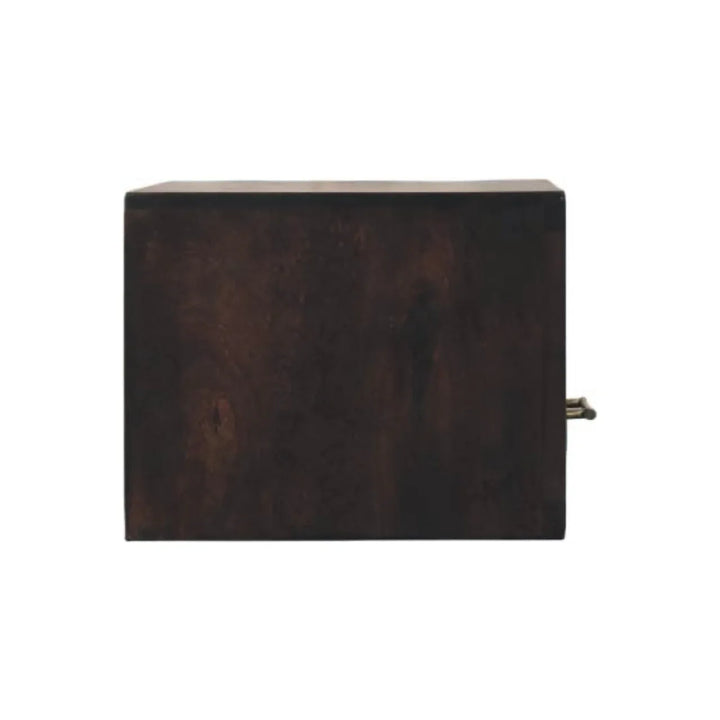 Cadiz Carved Open-Slot Bedside - TidySpaces