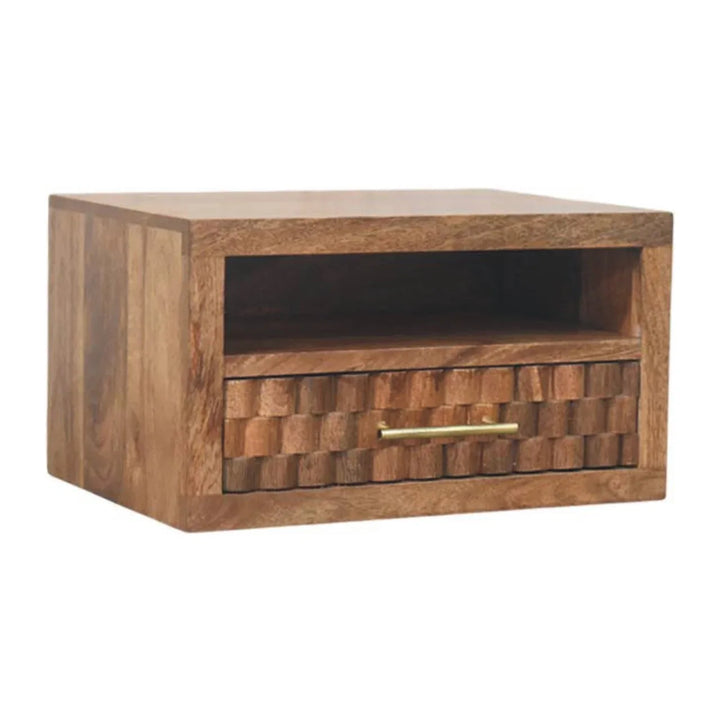 Cadiz Carved Slot-Drawer Bedside - TidySpaces
