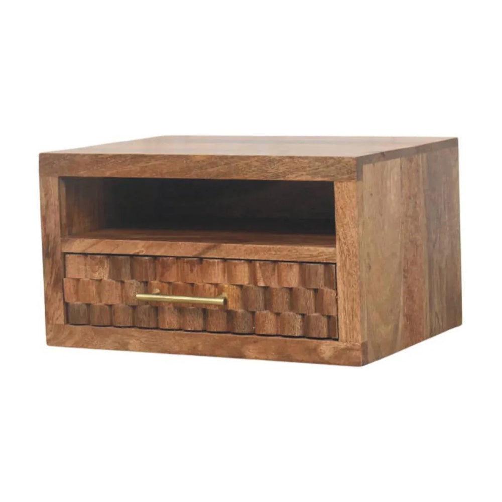Cadiz Carved Slot-Drawer Bedside - TidySpaces