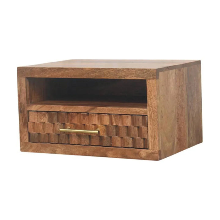 Cadiz Carved Slot-Drawer Bedside - TidySpaces