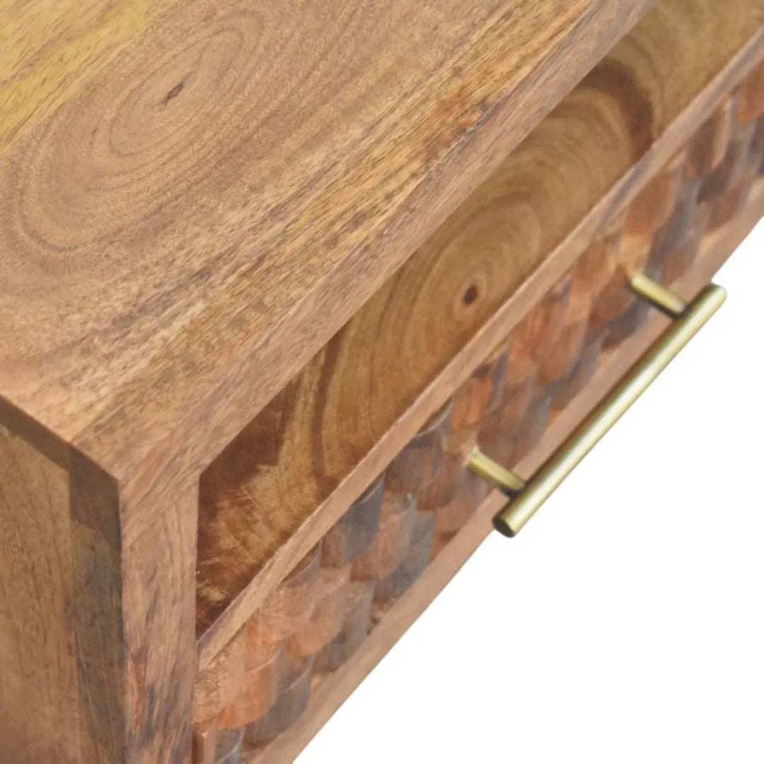 Cadiz Carved Slot-Drawer Bedside - TidySpaces