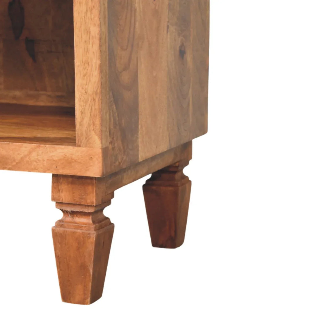 Cadiz Carved Entryway Shoe Cabinet - TidySpaces