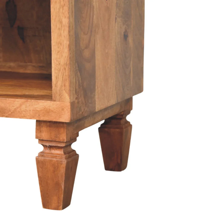 Cadiz Carved Entryway Shoe Cabinet - TidySpaces