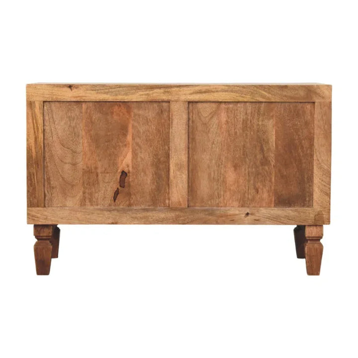 Cadiz Carved Entryway Shoe Cabinet - TidySpaces
