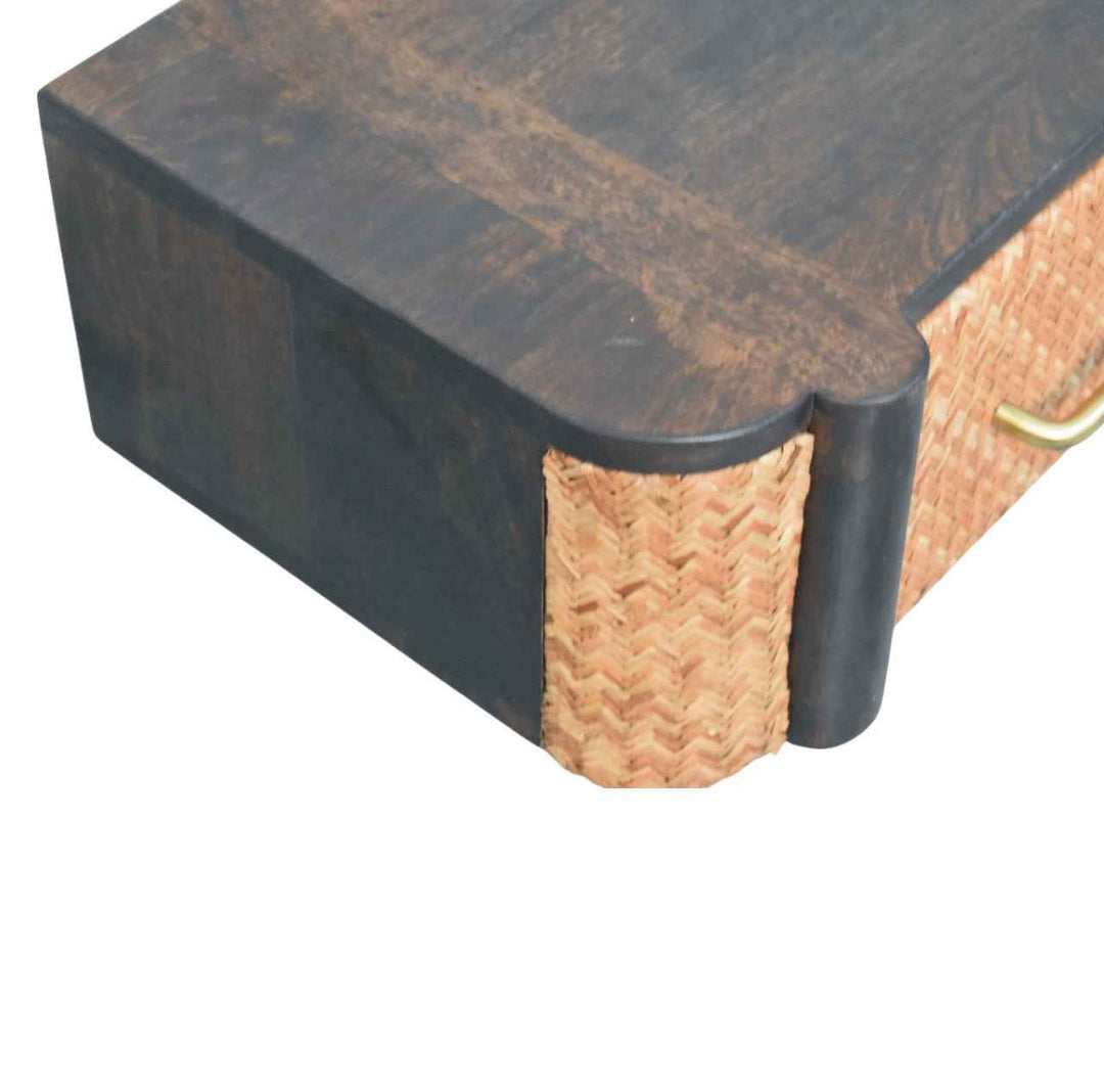 Rattan Curve Wall-Mounted Drawer