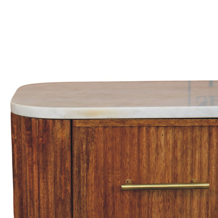 Aurora Marble Bedside