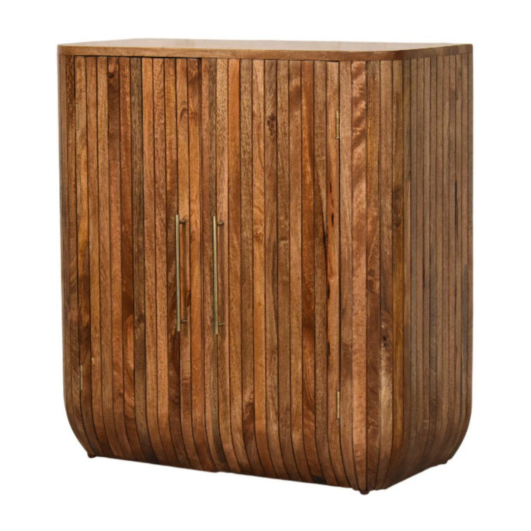 Fluted Curve Cabinet