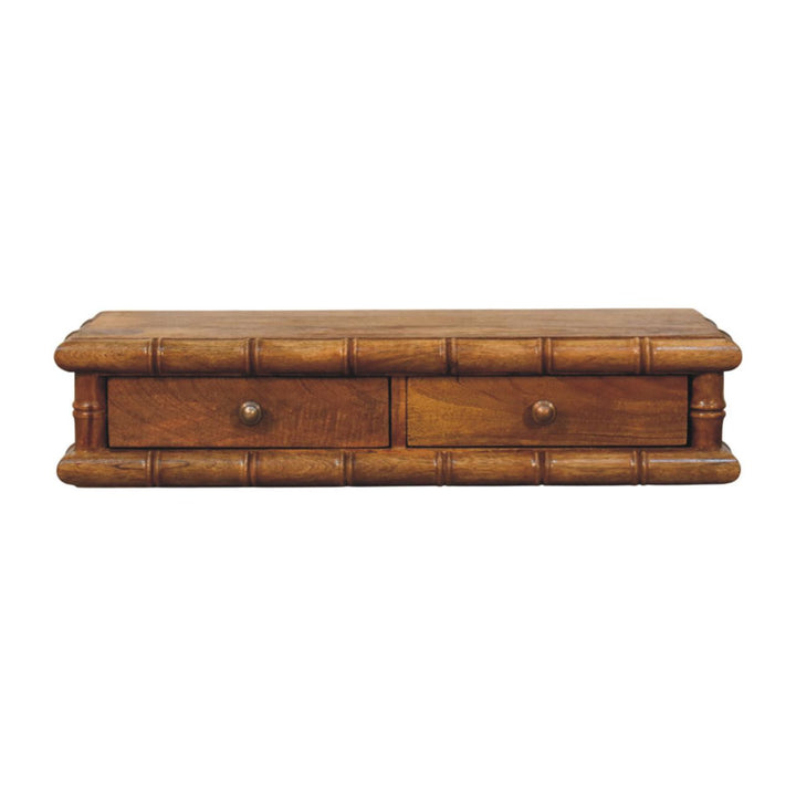 Bamboo Wall-Mounted Console