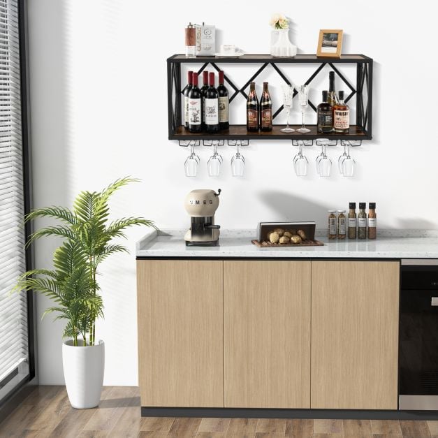 Wall Mounted Wine Rack - TidySpaces