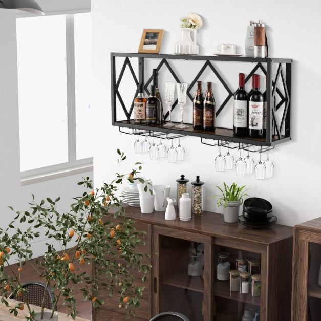 Wall Mounted Wine Rack - TidySpaces