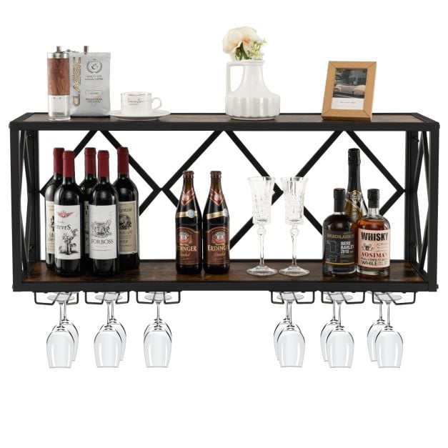 Wall Mounted Wine Rack - TidySpaces
