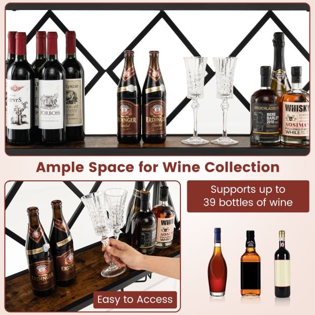 Wall Mounted Wine Rack - TidySpaces