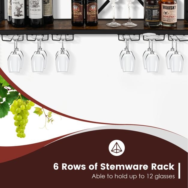 Wall Mounted Wine Rack - TidySpaces