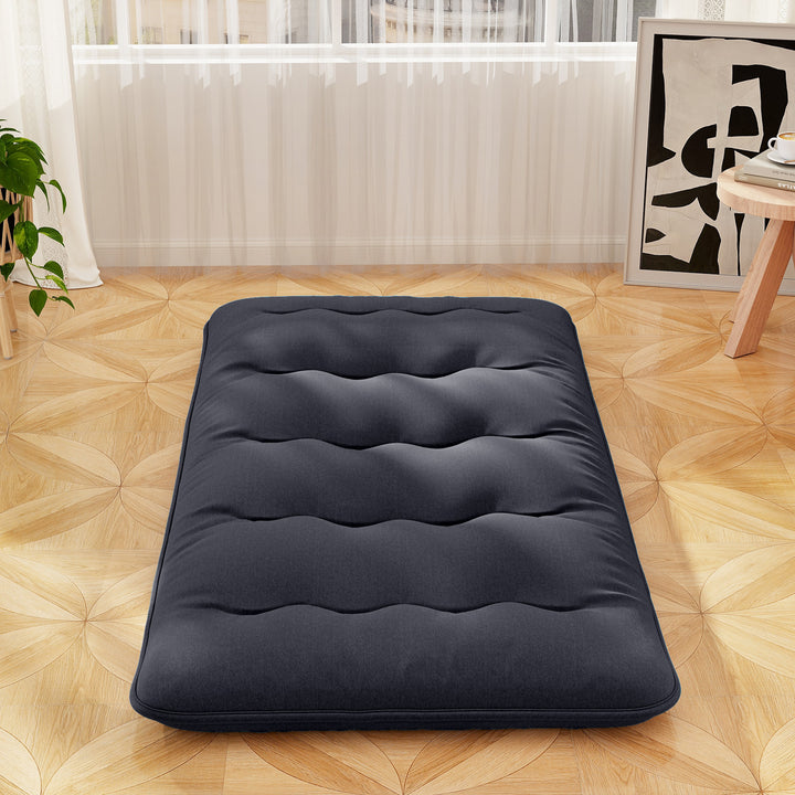 Japanese Floor Mattress with Washable Cover and Carry Bag - TidySpaces