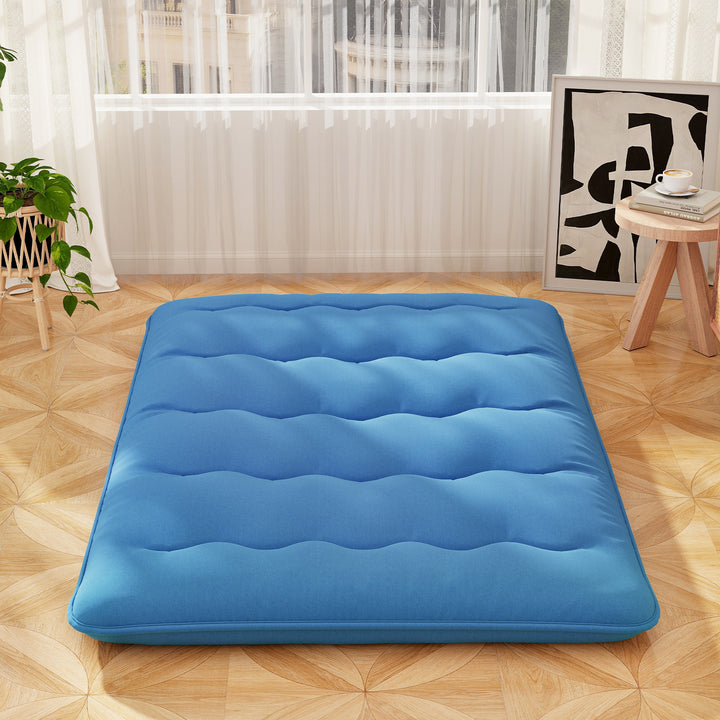 Japanese Floor Mattress with Washable Cover and Carry Bag - TidySpaces
