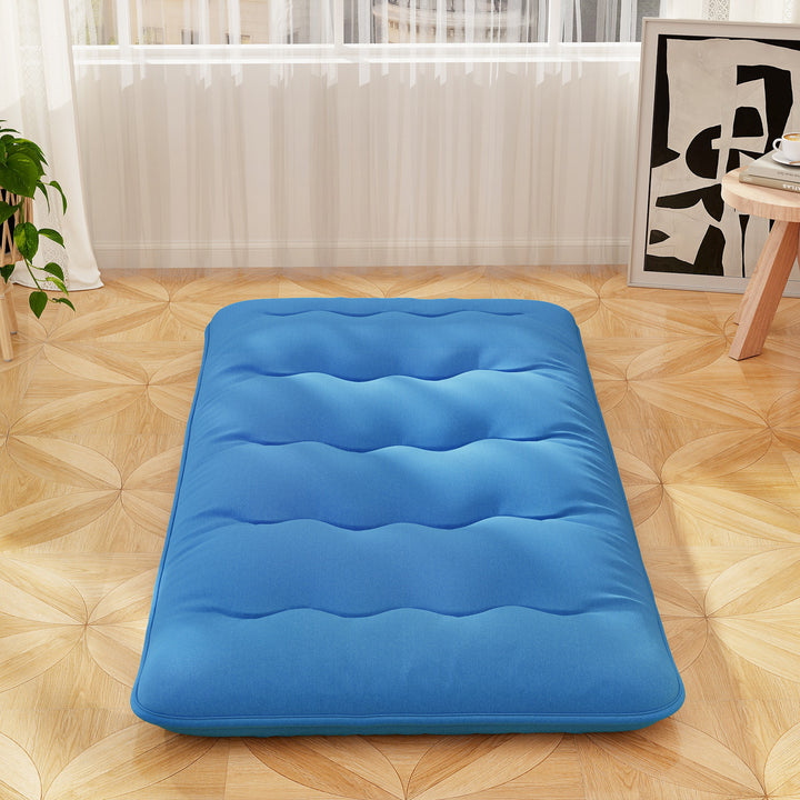 Japanese Floor Mattress with Washable Cover and Carry Bag - TidySpaces