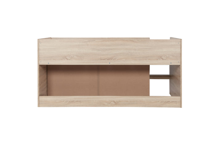 Leyton Cabin Bed with Underbed Storage and Versatile Shelving Options for Kids