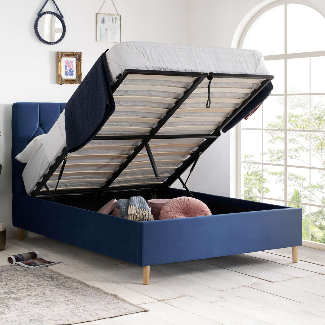 Loxley Ottoman Bed with Stylish Upholstery and Extra Storage Options