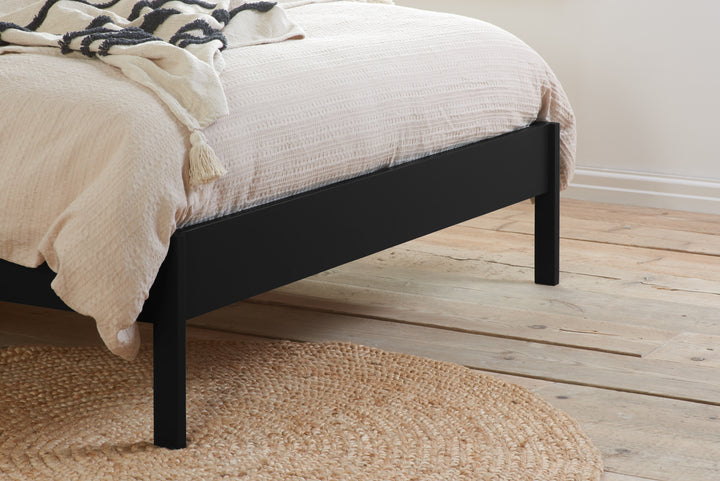 Margot Rattan Bed Frame with Curved Headboard and Sprung Slatted Base