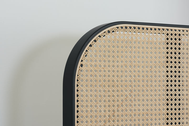 Margot Rattan Bed Frame with Curved Headboard and Sprung Slatted Base