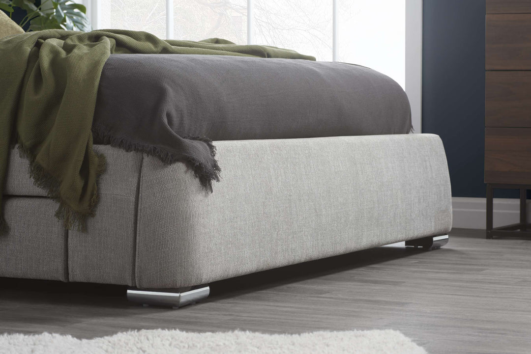 Mayfair Upholstered Bed with Deep-Buttoned Headboard and Practical Storage Drawers
