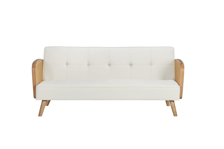 Mila Sofa Bed with Fold-Flat Mechanism and Plush Comfort