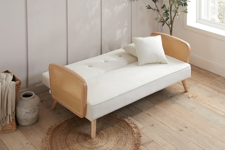 Mila Sofa Bed with Fold-Flat Mechanism and Plush Comfort