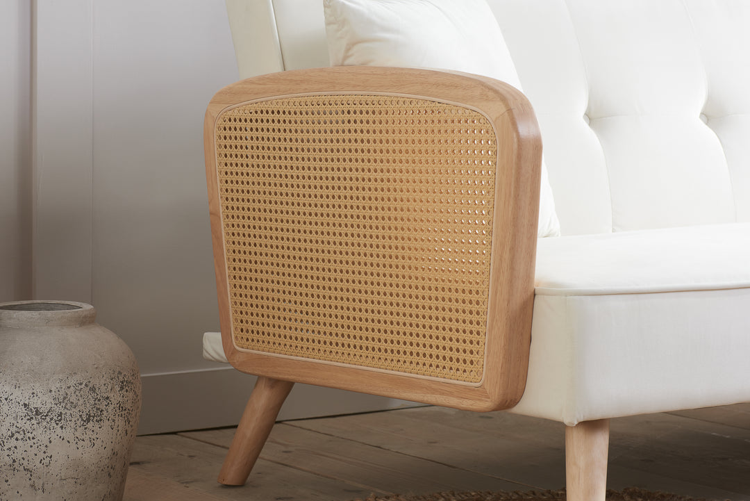 Mila Sofa Bed with Fold-Flat Mechanism and Plush Comfort