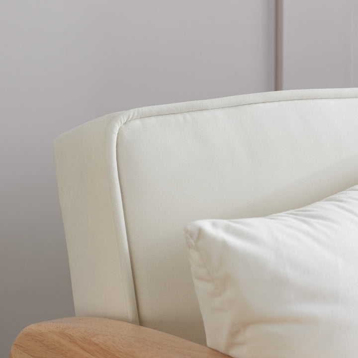 Mila Sofa Bed with Fold-Flat Mechanism and Plush Comfort