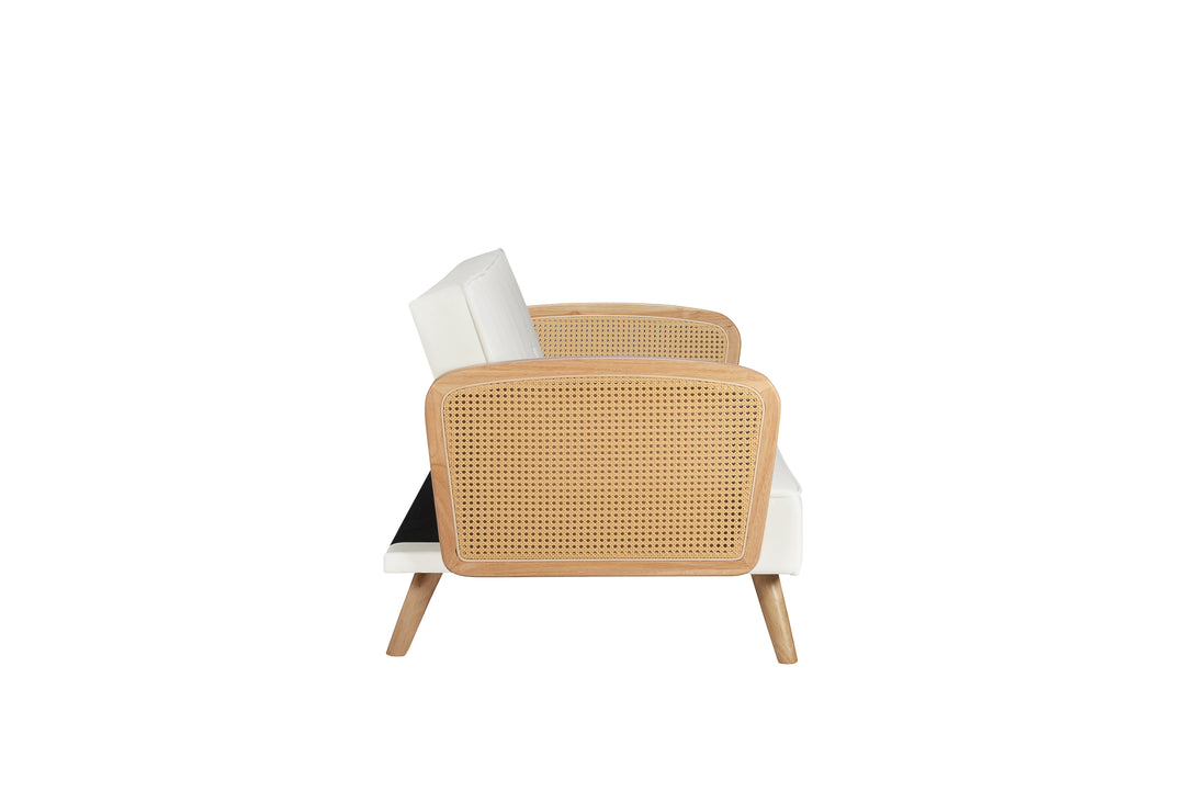 Mila Sofa Bed with Fold-Flat Mechanism and Plush Comfort