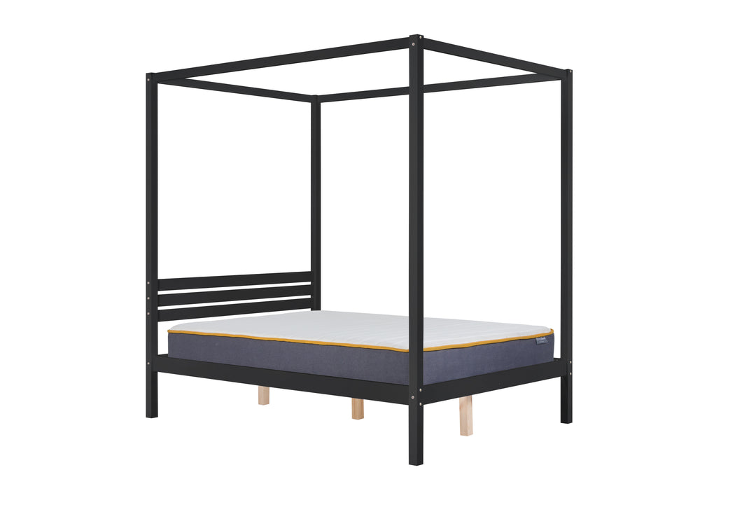 Mercia Four Poster Bed Made from Solid Wood for Timeless Elegance