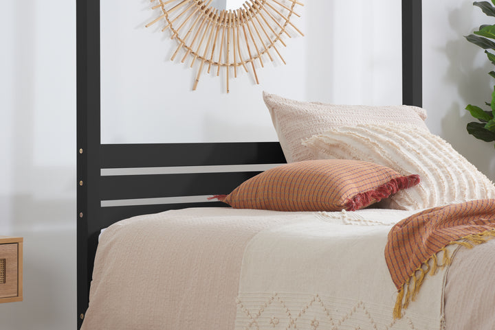 Mercia Four Poster Bed Made from Solid Wood for Timeless Elegance