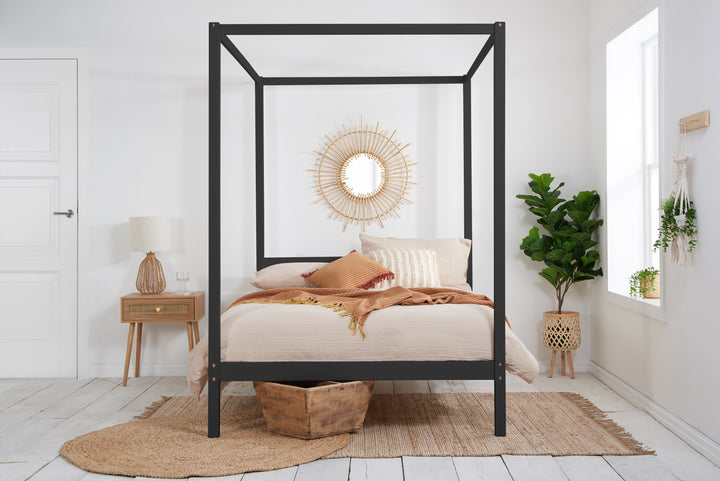 Mercia Four Poster Bed Made from Solid Wood for Timeless Elegance