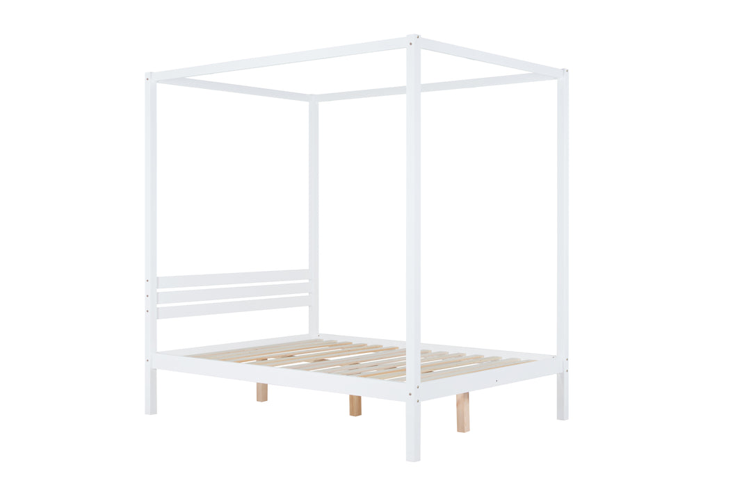 Mercia Four Poster Bed Made from Solid Wood for Timeless Elegance