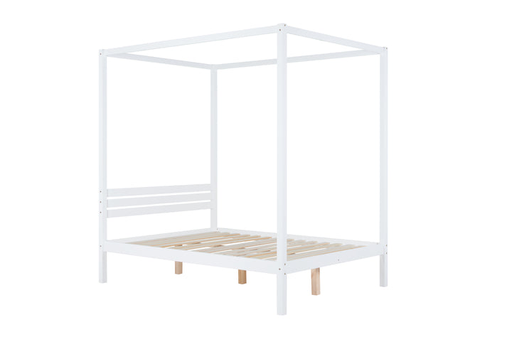Mercia Four Poster Bed Made from Solid Wood for Timeless Elegance