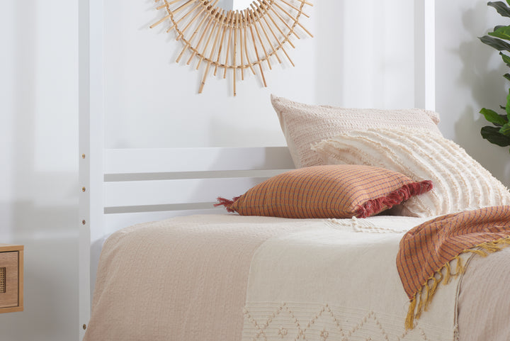 Mercia Four Poster Bed Made from Solid Wood for Timeless Elegance