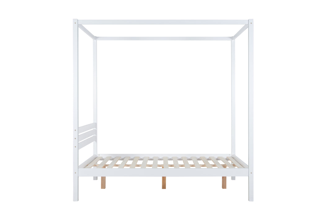 Mercia Four Poster Bed Made from Solid Wood for Timeless Elegance