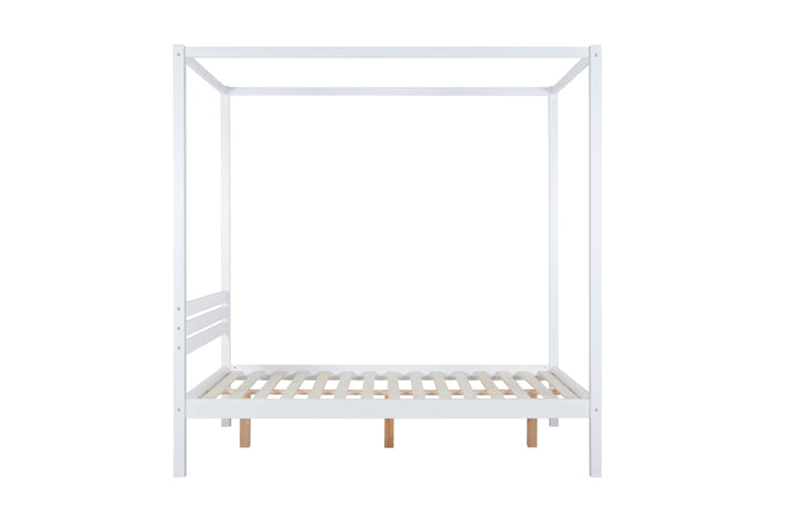 Mercia Four Poster Bed Made from Solid Wood for Timeless Elegance