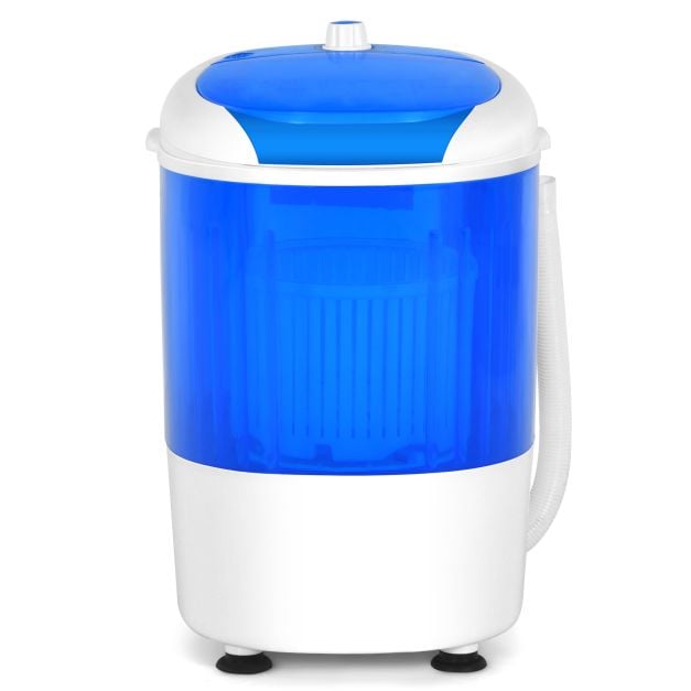 2 in 1 Mini Single Tub Washer Semi-automatic Spin Dryer
