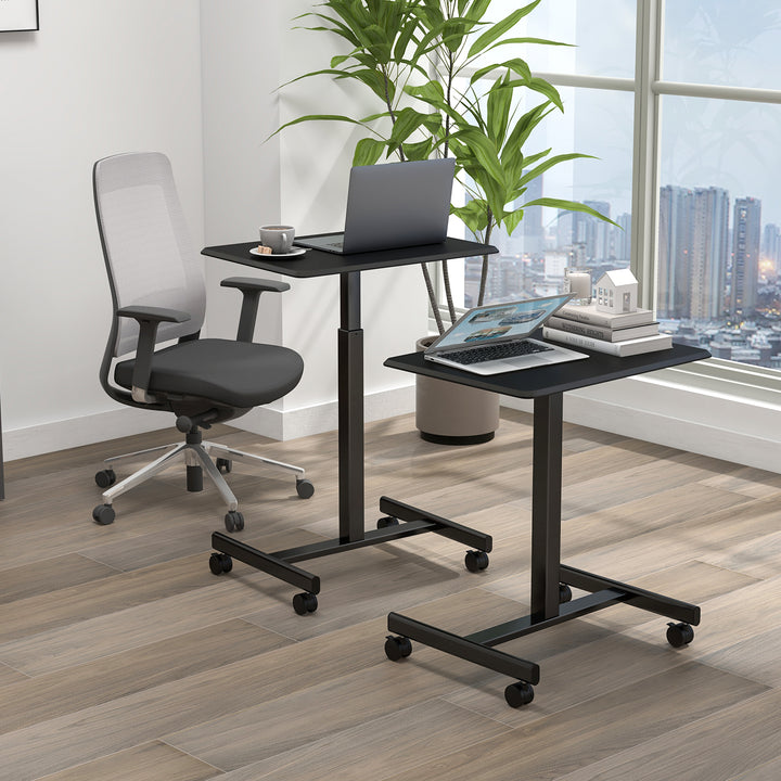 Height Adjustable Rolling Standing Desk