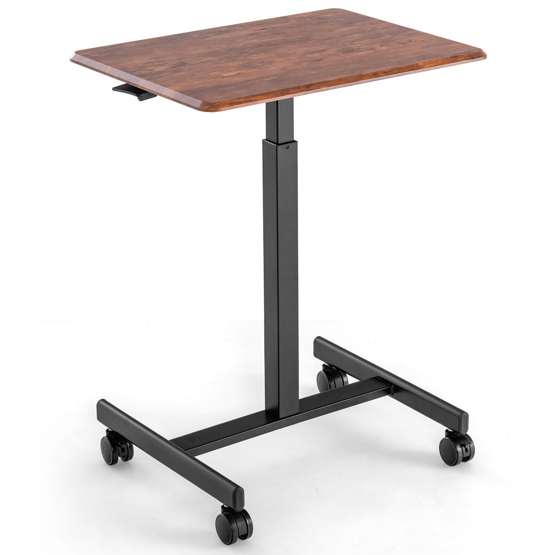 Height Adjustable Rolling Standing Desk