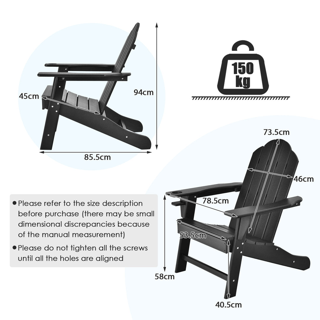 Ergonomic Outdoor Patio Sun Lounger with Built in Cup Holder