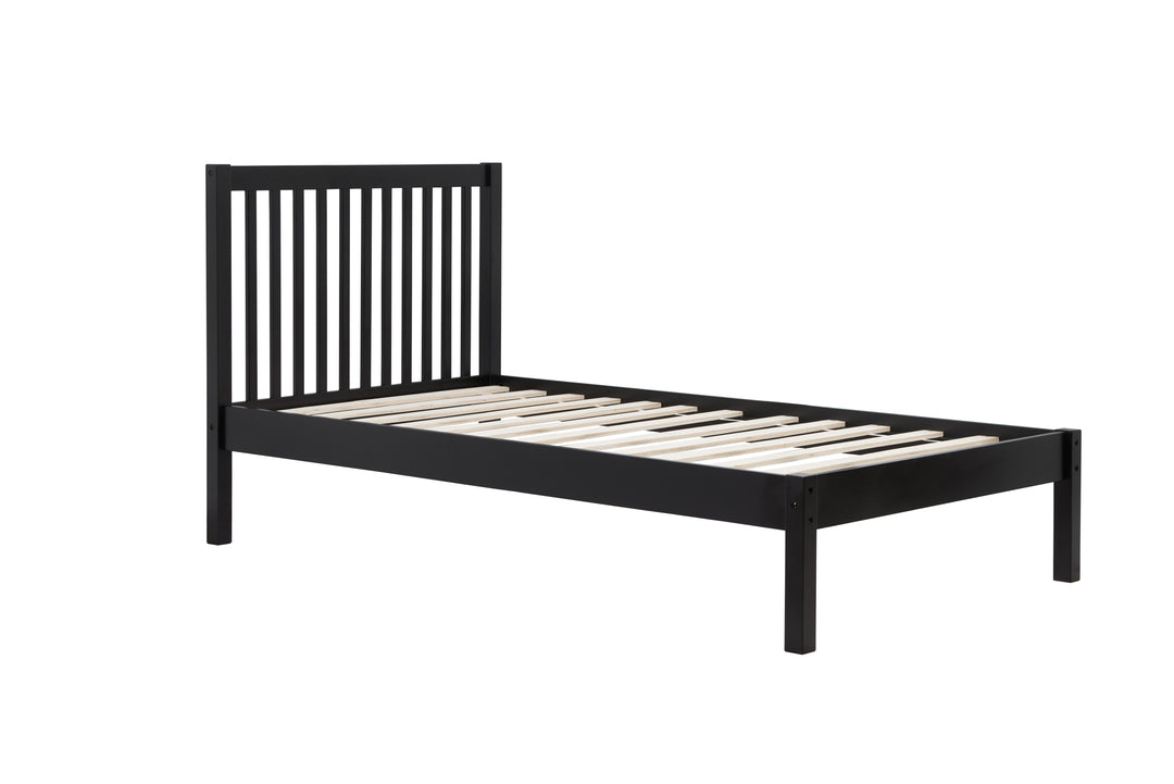 Nova Solid Wood Bed Frame with Tall Headboard for Minimalist Bedrooms