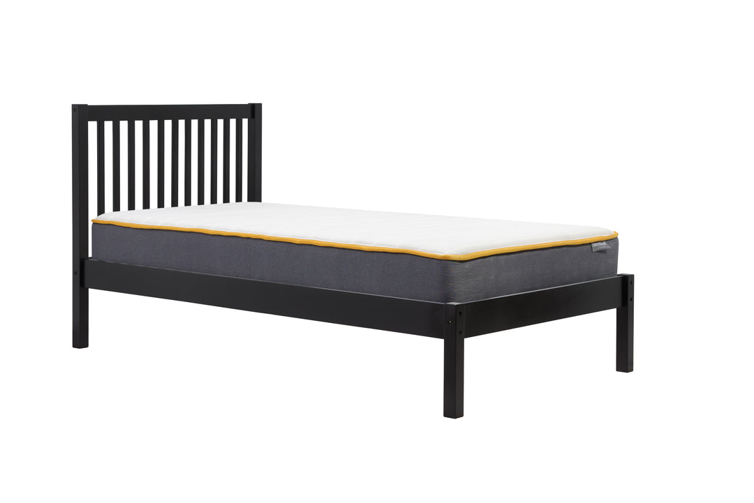 Nova Solid Wood Bed Frame with Tall Headboard for Minimalist Bedrooms