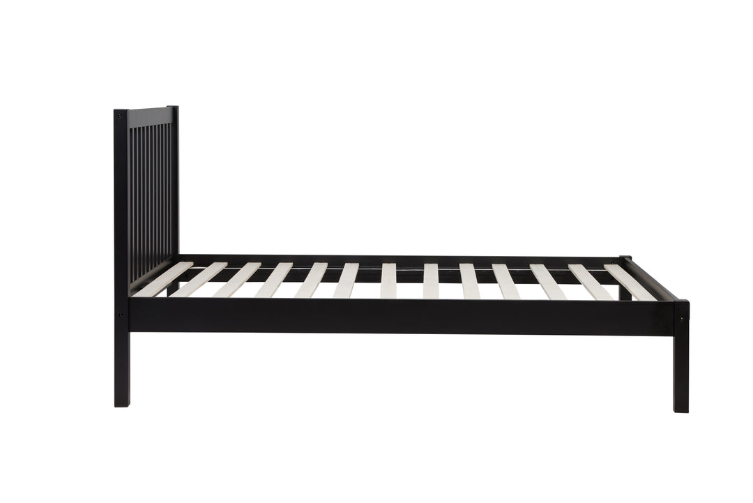 Nova Solid Wood Bed Frame with Tall Headboard for Minimalist Bedrooms
